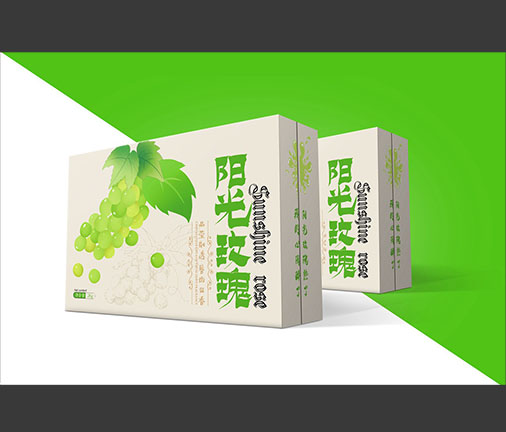 陽光玫瑰包裝禮盒效果圖